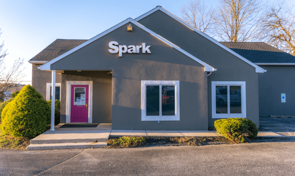 Exterior of Spark Orthodontics office building