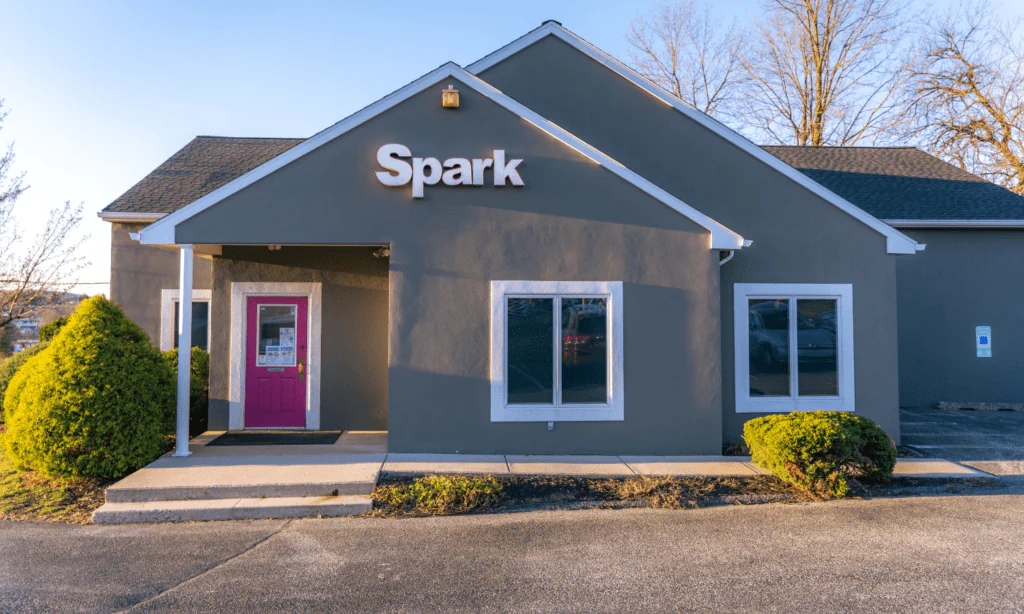 Exterior of Spark Orthodontics office building