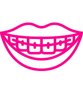 Adult braces icon